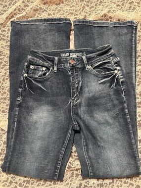 Urban Weekend Dark Gray Flare Jeans for Women